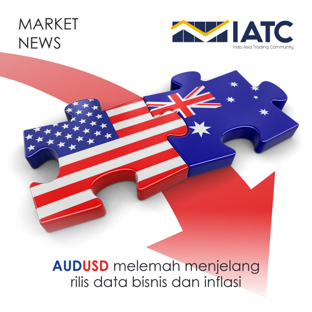 AUDUSD Melemah Menjelang Rilis Data Bisnis dan Inflasi
