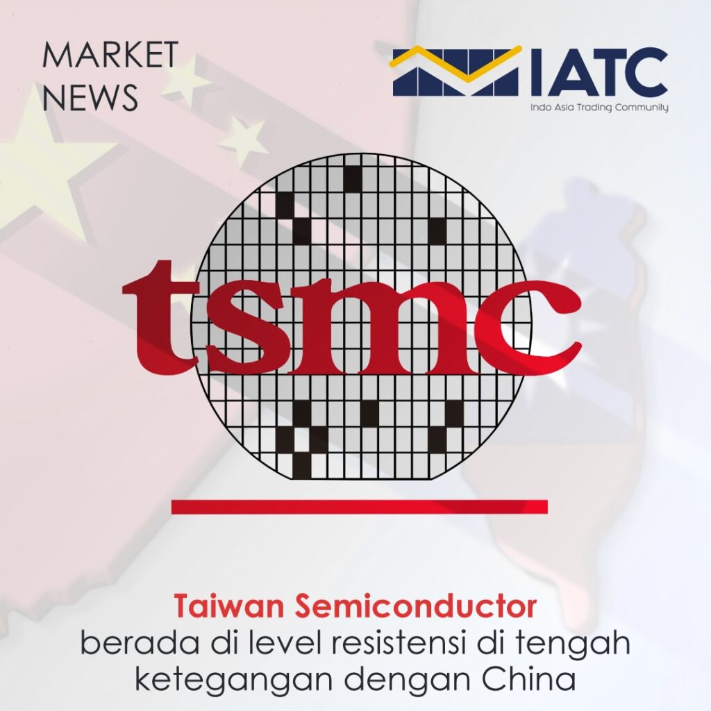 Berita hari ini Taiwan Semiconductor Berada di Level Resistensi di Tengah Ketegangan dengan China
