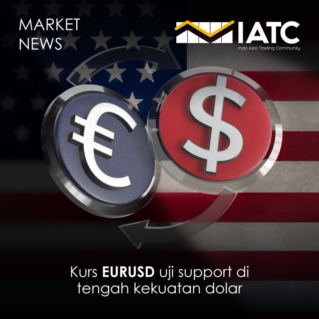 Berita hari ini Kurs EURUSD Uji Support di Tengah Kekuatan Dolar