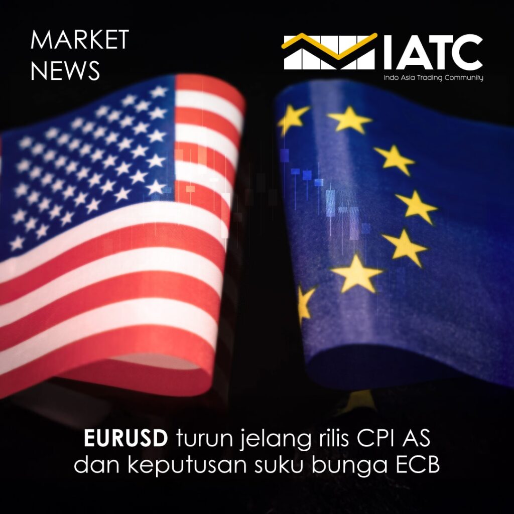 berita hari ini EURUSD Turun Jelang Rilis CPI AS dan Keputusan Suku Bunga ECB
