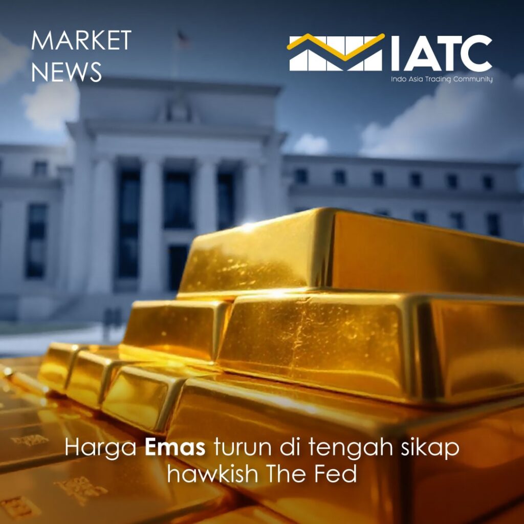 Berita hari ini: Harga Emas Turun di Tengah Sikap Hawkish The Fed