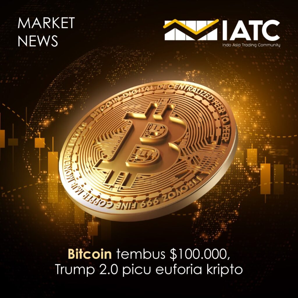 Berita hari ini Bitcoin Tembus $100.000, Trump 2.0 Picu Euforia Kripto
